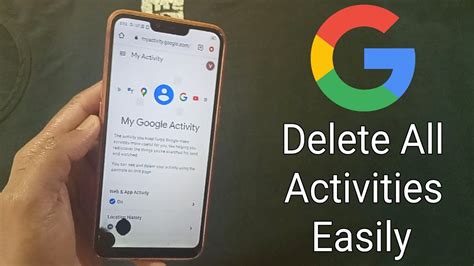 myactivity google com history delete|A Step